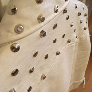 Zara faux leather jacket